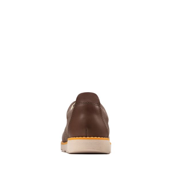 Clarks Boys Crown Park Kid Casual Shoes Brown | CA-5247618